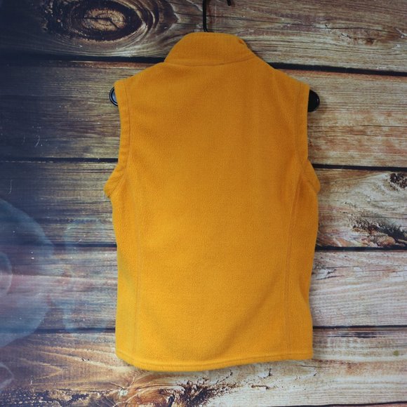 Patagonia Vest Womens Medium Orange Polartec Regulator Fleece Full Zip Jacket - Picture 2 of 9